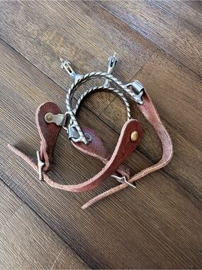 Horse Tack - Ladies Western Spurs with Straps